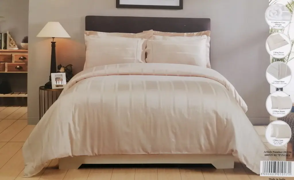 مفرش اسكاي هوم مقلم 6 ق  نفرين 