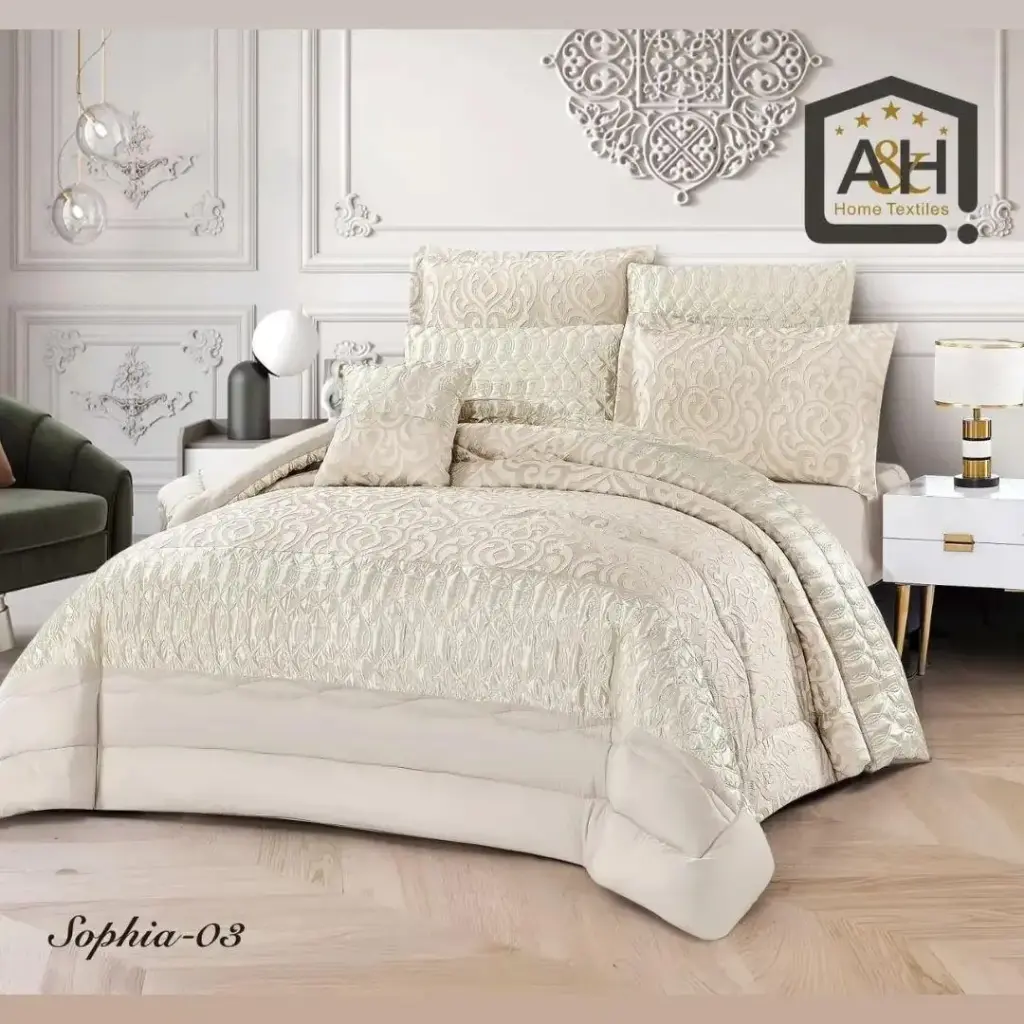 مفرش جاكار دانتلا نفرين 7 ق A.H  