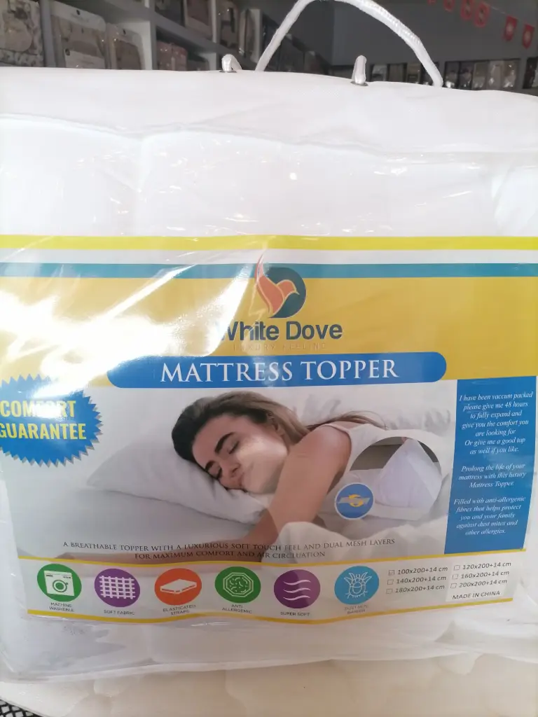 لباد فايبر وايت دوف 200*180*14 سم 