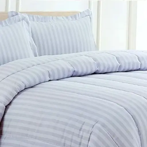 [5322191] مفرش نفرين جنان مقلم درجة أولى (8ق)  