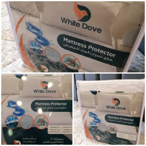 [5324039] غطاء واقي للمرتبة  وايت دوف (200*100)